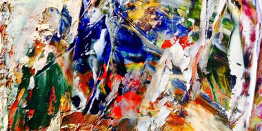 Renkli soyut arka plan duvar kağıdı. Modern motif görsel sanat. Yağlı boya karışımı. Moda el boyama bezi. Duvar dekorasyonu ve duvar resimleri fikri. 3 Boyutlu Doku