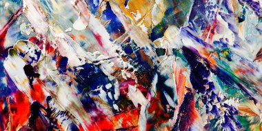 Renkli soyut arka plan duvar kağıdı. Modern motif görsel sanat. Yağlı boya karışımı. Moda el boyama bezi. Duvar dekorasyonu ve duvar resimleri fikri. 3 Boyutlu Doku