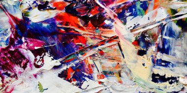 Renkli soyut arka plan duvar kağıdı. Modern motif görsel sanat. Yağlı boya karışımı. Moda el boyama bezi. Duvar dekorasyonu ve duvar resimleri fikri. 3 Boyutlu Doku.