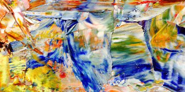 Renkli soyut arka plan duvar kağıdı. Modern motif görsel sanat. Yağlı boya karışımı. Moda el boyama bezi. Duvar dekorasyonu ve duvar resimleri fikri. 3 Boyutlu Doku.