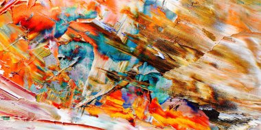 Renkli soyut arka plan duvar kağıdı. Modern motif görsel sanat. Yağlı boya karışımı. Moda el boyama bezi. Duvar dekorasyonu ve duvar resimleri fikri. 3 Boyutlu Doku