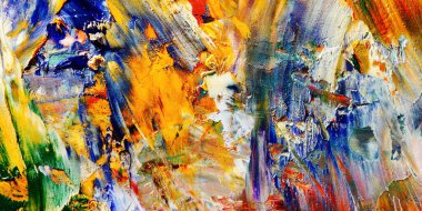 Renkli soyut arka plan duvar kağıdı. Modern motif görsel sanat. Yağlı boya karışımı. Moda el boyama bezi. Duvar dekorasyonu ve duvar resimleri fikri. 3 Boyutlu Doku