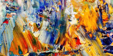 Renkli soyut arka plan duvar kağıdı. Modern motif görsel sanat. Yağlı boya karışımı. Moda el boyama bezi. Duvar dekorasyonu ve duvar resimleri fikri. 3 Boyutlu Doku