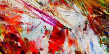 Renkli soyut arka plan duvar kağıdı. Modern motif görsel sanat. Yağlı boya karışımı. Moda el boyama bezi. Duvar dekorasyonu ve duvar resimleri fikri. 3 Boyutlu Doku