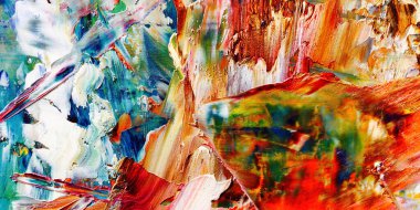 Renkli soyut arka plan duvar kağıdı. Modern motif görsel sanat. Yağlı boya karışımı. Moda el boyama bezi. Duvar dekorasyonu ve duvar resimleri fikri. 3 Boyutlu Doku