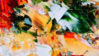 Renkli soyut arka plan duvar kağıdı. Modern motif görsel sanat. Yağlı boya karışımı. Moda el boyama bezi. Duvar dekorasyonu ve duvar resimleri fikri. 3 Boyutlu Doku.