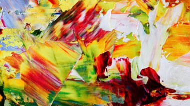 Renkli soyut arka plan duvar kağıdı. Modern motif görsel sanat. Yağlı boya karışımı. Moda el boyama bezi. Duvar dekorasyonu ve duvar resimleri fikri. 3 Boyutlu Doku.