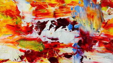 Renkli soyut arka plan duvar kağıdı. Modern motif görsel sanat. Yağlı boya karışımı. Moda el boyama bezi. Duvar dekorasyonu ve duvar resimleri fikri. 3 Boyutlu Doku.