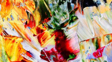 Renkli soyut arka plan duvar kağıdı. Modern motif görsel sanat. Yağlı boya karışımı. Moda el boyama bezi. Duvar dekorasyonu ve duvar resimleri fikri. 3 Boyutlu Doku.