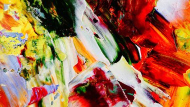 Renkli soyut arka plan duvar kağıdı. Modern motif görsel sanat. Yağlı boya karışımı. Moda el boyama bezi. Duvar dekorasyonu ve duvar resimleri fikri. 3 Boyutlu Doku.