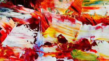 Renkli soyut arka plan duvar kağıdı. Modern motif görsel sanat. Yağlı boya karışımı. Moda el boyama bezi. Duvar dekorasyonu ve duvar resimleri fikri. 3 Boyutlu Doku.