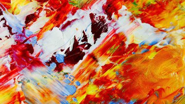 Renkli soyut arka plan duvar kağıdı. Modern motif görsel sanat. Yağlı boya karışımı. Moda el boyama bezi. Duvar dekorasyonu ve duvar resimleri fikri. 3 Boyutlu Doku.