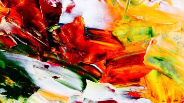 Renkli soyut arka plan duvar kağıdı. Modern motif görsel sanat. Yağlı boya karışımı. Moda el boyama bezi. Duvar dekorasyonu ve duvar resimleri fikri. 3 Boyutlu Doku.