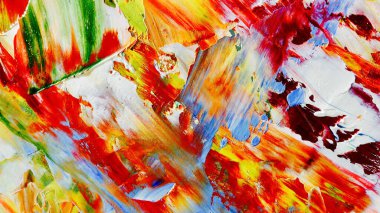 Renkli soyut arka plan duvar kağıdı. Modern motif görsel sanat. Yağlı boya karışımı. Moda el boyama bezi. Duvar dekorasyonu ve duvar resimleri fikri. 3 Boyutlu Doku.