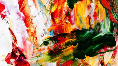 Renkli soyut arka plan duvar kağıdı. Modern motif görsel sanat. Yağlı boya karışımı. Moda el boyama bezi. Duvar dekorasyonu ve duvar resimleri fikri. 3 Boyutlu Doku.