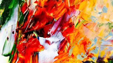 Renkli soyut arka plan duvar kağıdı. Modern motif görsel sanat. Yağlı boya karışımı. Moda el boyama bezi. Duvar dekorasyonu ve duvar resimleri fikri. 3 Boyutlu Doku.