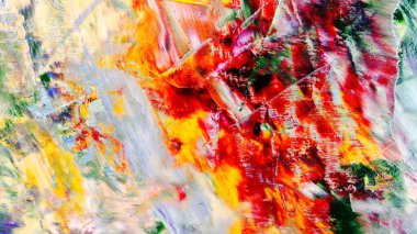 Renkli soyut arka plan duvar kağıdı. Modern motif görsel sanat. Yağlı boya karışımı. Moda el boyama bezi. Duvar dekorasyonu ve duvar resimleri fikri. 3 Boyutlu Doku.