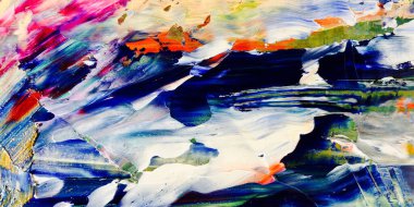 Renkli soyut arka plan duvar kağıdı. Modern motif görsel sanat. Yağlı boya karışımı. Moda el boyama bezi. Duvar dekorasyonu ve duvar resimleri fikri. 3 Boyutlu Doku.