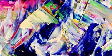 Renkli soyut arka plan duvar kağıdı. Modern motif görsel sanat. Yağlı boya karışımı. Moda el boyama bezi. Duvar dekorasyonu ve duvar resimleri fikri. 3 Boyutlu Doku.