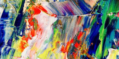 Renkli soyut arka plan duvar kağıdı. Modern motif görsel sanat. Yağlı boya karışımı. Moda el boyama bezi. Duvar dekorasyonu ve duvar resimleri fikri. 3 Boyutlu Doku.