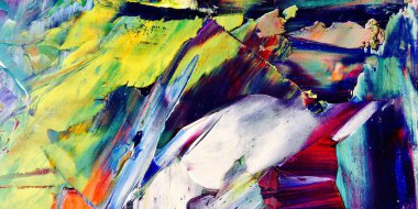 Renkli soyut arka plan duvar kağıdı. Modern motif görsel sanat. Yağlı boya karışımı. Moda el boyama bezi. Duvar dekorasyonu ve duvar resimleri fikri. 3 Boyutlu Doku.