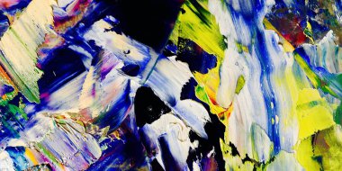 Renkli soyut arka plan duvar kağıdı. Modern motif görsel sanat. Yağlı boya karışımı. Moda el boyama bezi. Duvar dekorasyonu ve duvar resimleri fikri. 3 Boyutlu Doku.