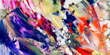 Renkli soyut arka plan duvar kağıdı. Modern motif görsel sanat. Yağlı boya karışımı. Moda el boyama bezi. Duvar dekorasyonu ve duvar resimleri fikri. 3 Boyutlu Doku.