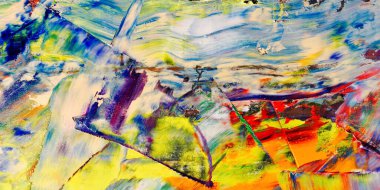 Renkli soyut arka plan duvar kağıdı. Modern motif görsel sanat. Yağlı boya karışımı. Moda el boyama bezi. Duvar dekorasyonu ve duvar resimleri fikri. 3 Boyutlu Doku.