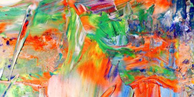 Renkli soyut arka plan duvar kağıdı. Modern motif görsel sanat. Yağlı boya karışımı. Moda el boyama bezi. Duvar dekorasyonu ve duvar resimleri fikri. 3 Boyutlu Doku.