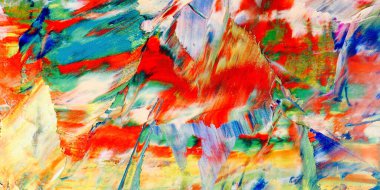 Renkli soyut arka plan duvar kağıdı. Modern motif görsel sanat. Yağlı boya karışımı. Moda el boyama bezi. Duvar dekorasyonu ve duvar resimleri fikri. 3 Boyutlu Doku