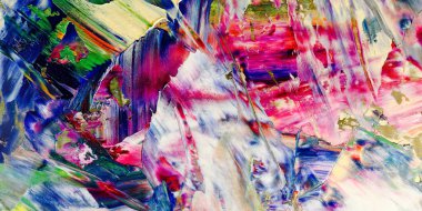 Renkli soyut arka plan duvar kağıdı. Modern motif görsel sanat. Yağlı boya karışımı. Moda el boyama bezi. Duvar dekorasyonu ve duvar resimleri fikri. 3 Boyutlu Doku