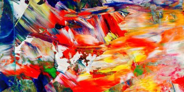 Renkli soyut arka plan duvar kağıdı. Modern motif görsel sanat. Yağlı boya karışımı. Moda el boyama bezi. Duvar dekorasyonu ve duvar resimleri fikri. 3 Boyutlu Doku