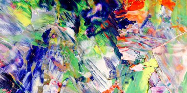 Renkli soyut arka plan duvar kağıdı. Modern motif görsel sanat. Yağlı boya karışımı. Moda el boyama bezi. Duvar dekorasyonu ve duvar resimleri fikri. 3 Boyutlu Doku