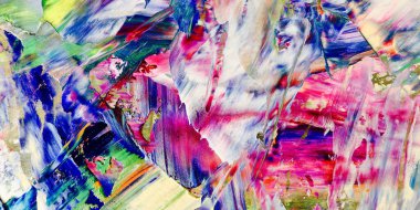 Renkli soyut arka plan duvar kağıdı. Modern motif görsel sanat. Yağlı boya karışımı. Moda el boyama bezi. Duvar dekorasyonu ve duvar resimleri fikri. 3 Boyutlu Doku