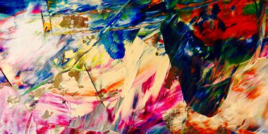 Renkli soyut arka plan duvar kağıdı. Modern motif görsel sanat. Yağlı boya karışımı. Moda el boyama bezi. Duvar dekorasyonu ve duvar resimleri fikri. 3 Boyutlu Doku