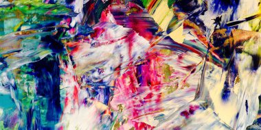 Renkli soyut arka plan duvar kağıdı. Modern motif görsel sanat. Yağlı boya karışımı. Moda el boyama bezi. Duvar dekorasyonu ve duvar resimleri fikri. 3 Boyutlu Doku