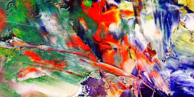 Renkli soyut arka plan duvar kağıdı. Modern motif görsel sanat. Yağlı boya karışımı. Moda el boyama bezi. Duvar dekorasyonu ve duvar resimleri fikri. 3 Boyutlu Doku