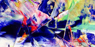 Renkli soyut arka plan duvar kağıdı. Modern motif görsel sanat. Yağlı boya karışımı. Moda el boyama bezi. Duvar dekorasyonu ve duvar resimleri fikri. 3 Boyutlu Doku