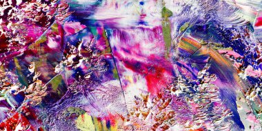 Renkli soyut arka plan duvar kağıdı. Modern motif görsel sanat. Yağlı boya karışımı. Moda el boyama bezi. Duvar dekorasyonu ve duvar resimleri fikri. 3 Boyutlu Doku