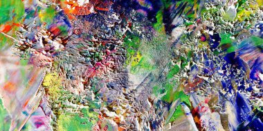 Renkli soyut arka plan duvar kağıdı. Modern motif görsel sanat. Yağlı boya karışımı. Moda el boyama bezi. Duvar dekorasyonu ve duvar resimleri fikri. 3 Boyutlu Doku