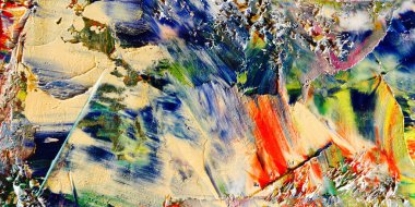 Renkli soyut arka plan duvar kağıdı. Modern motif görsel sanat. Yağlı boya karışımı. Moda el boyama bezi. Duvar dekorasyonu ve duvar resimleri fikri. 3 Boyutlu Doku