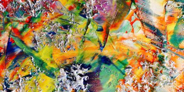 Renkli soyut arka plan duvar kağıdı. Modern motif görsel sanat. Yağlı boya karışımı. Moda el boyama bezi. Duvar dekorasyonu ve duvar resimleri fikri. 3 Boyutlu Doku