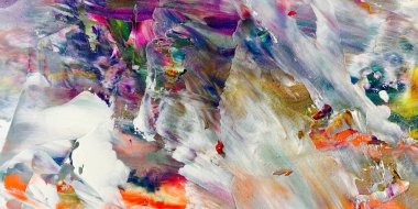 Renkli soyut arka plan duvar kağıdı. Modern motif görsel sanat. Yağlı boya karışımı. Moda el boyama bezi. Duvar dekorasyonu ve duvar resimleri fikri. 3 Boyutlu Doku