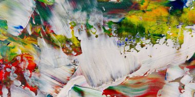 Renkli soyut arka plan duvar kağıdı. Modern motif görsel sanat. Yağlı boya karışımı. Moda el boyama bezi. Duvar dekorasyonu ve duvar resimleri fikri. 3 Boyutlu Doku