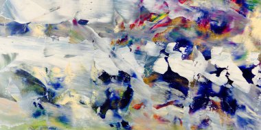 Renkli soyut arka plan duvar kağıdı. Modern motif görsel sanat. Yağlı boya karışımı. Moda el boyama bezi. Duvar dekorasyonu ve duvar resimleri fikri. 3 Boyutlu Doku