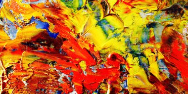 Renkli soyut arka plan duvar kağıdı. Modern motif görsel sanat. Yağlı boya karışımı. Moda el boyama bezi. Duvar dekorasyonu ve duvar resimleri fikri. 3 Boyutlu Doku.