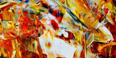 Renkli soyut arka plan duvar kağıdı. Modern motif görsel sanat. Yağlı boya karışımı. Moda el boyama bezi. Duvar dekorasyonu ve duvar resimleri fikri. 3 Boyutlu Doku.