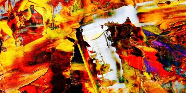 Renkli soyut arka plan duvar kağıdı. Modern motif görsel sanat. Yağlı boya karışımı. Moda el boyama bezi. Duvar dekorasyonu ve duvar resimleri fikri. 3 Boyutlu Doku.