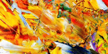 Renkli soyut arka plan duvar kağıdı. Modern motif görsel sanat. Yağlı boya karışımı. Moda el boyama bezi. Duvar dekorasyonu ve duvar resimleri fikri. 3 Boyutlu Doku.