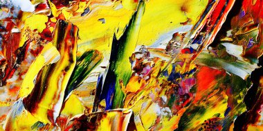 Renkli soyut arka plan duvar kağıdı. Modern motif görsel sanat. Yağlı boya karışımı. Moda el boyama bezi. Duvar dekorasyonu ve duvar resimleri fikri. 3 Boyutlu Doku.